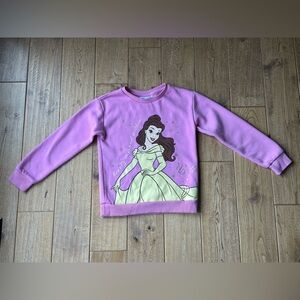 Disney Princess Belle “Beauty Is Found Within” Crewneck Sweatshirt size 7-8